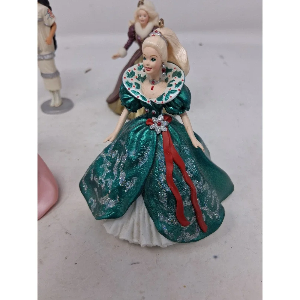 Hallmark Keepsake Barbie Ornament Lot 1996 Holiday Solo Spotlight Navajo 6pc. O